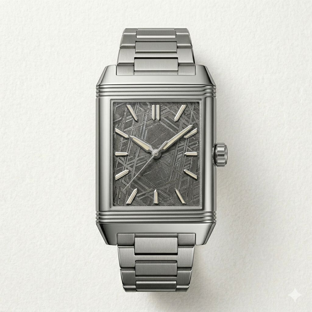 Silver Square Dial Classic Watch