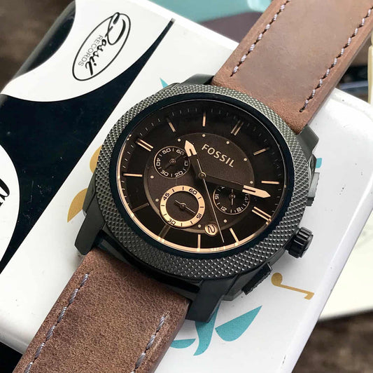 Fossil FS5251 Brown Dial & Brown Leather Strap Men’s Watch