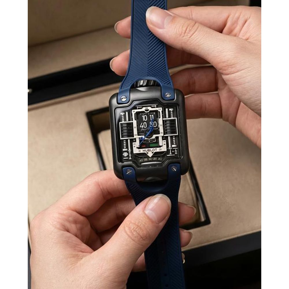 Hublot MP-10 Tourbillon Blue Black Dial