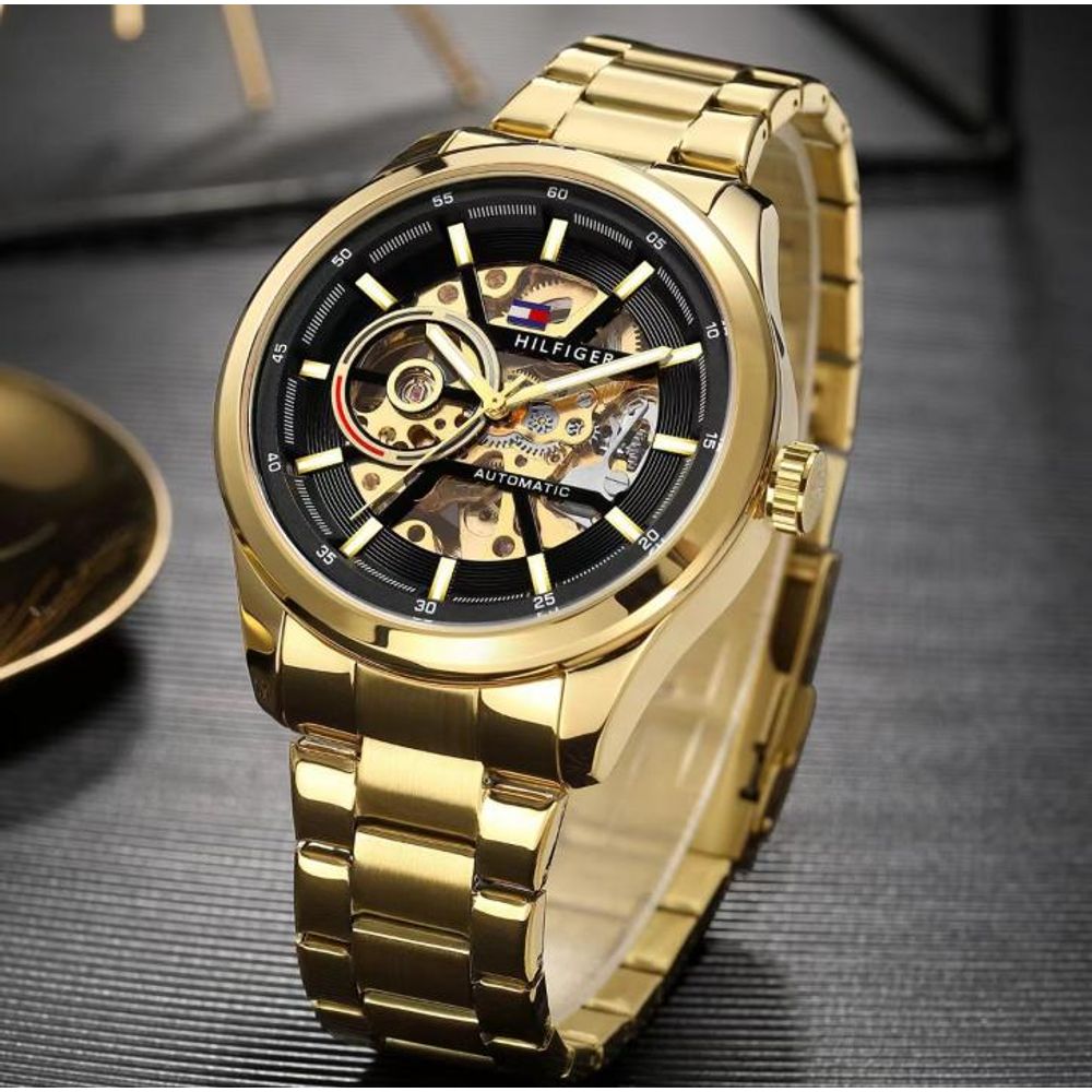 Tommmy Hilfige_r Automatic Gold-Black