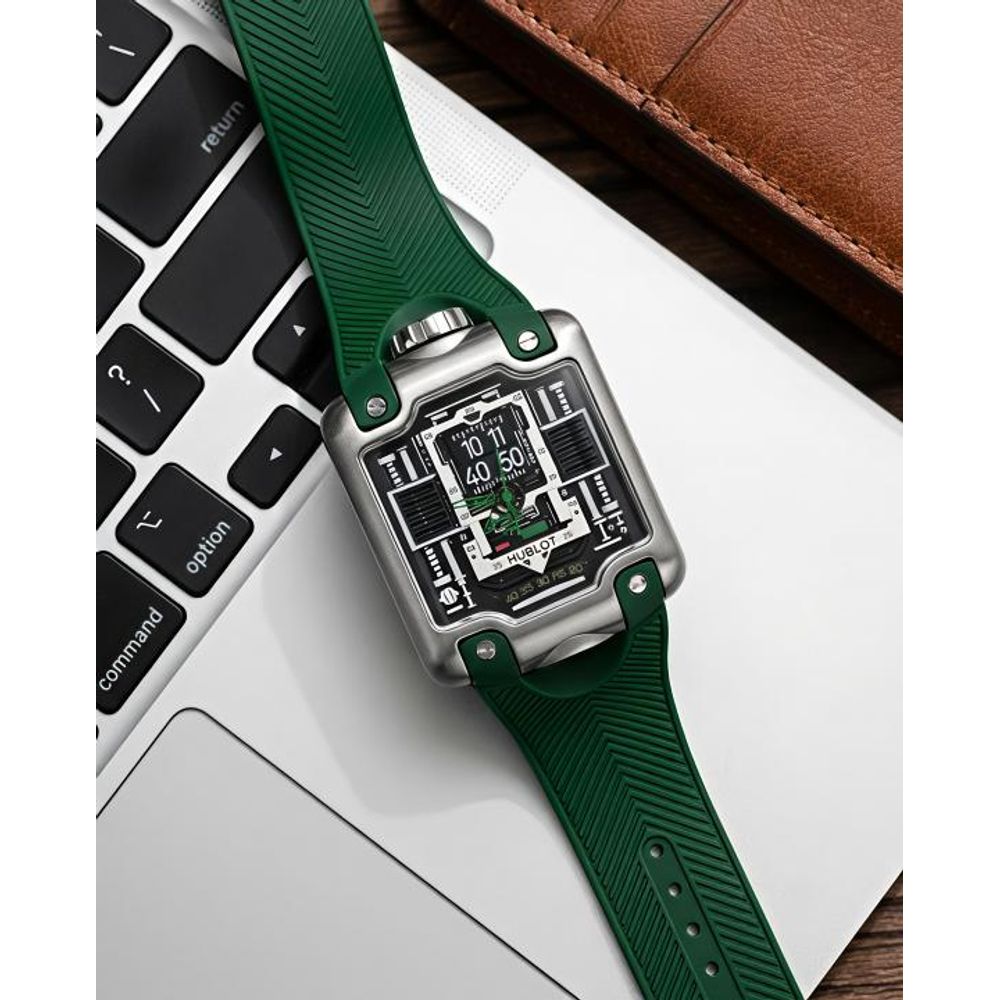 Hublot MP-10 Tourbillon Green Silver Dial