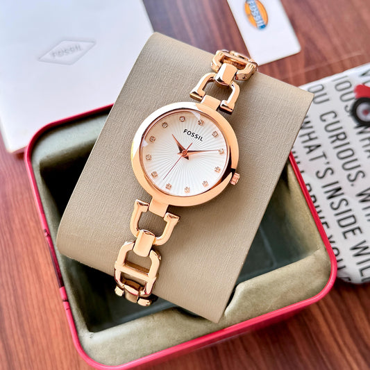 Fossil Olive Collection White Rosegold ✨♥️