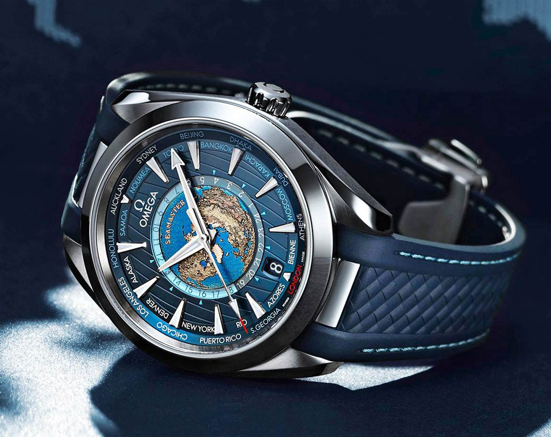 Deep Ocean Blue Chronograph Watch Quality Gauranteed UN