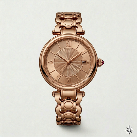 Rose Gold Heritage Bracelet Watch