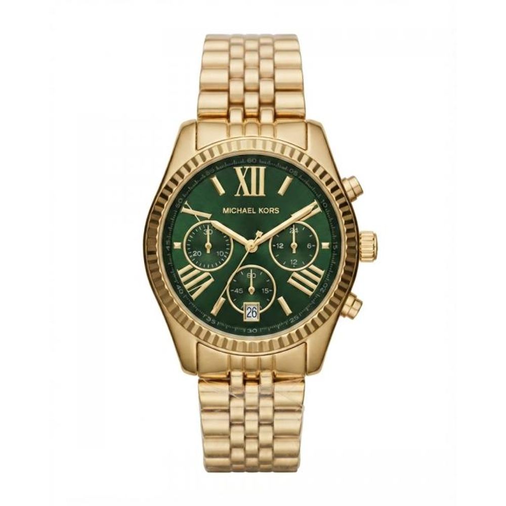 Michea_l kors Lexington Mk8602 Gold Green Dial