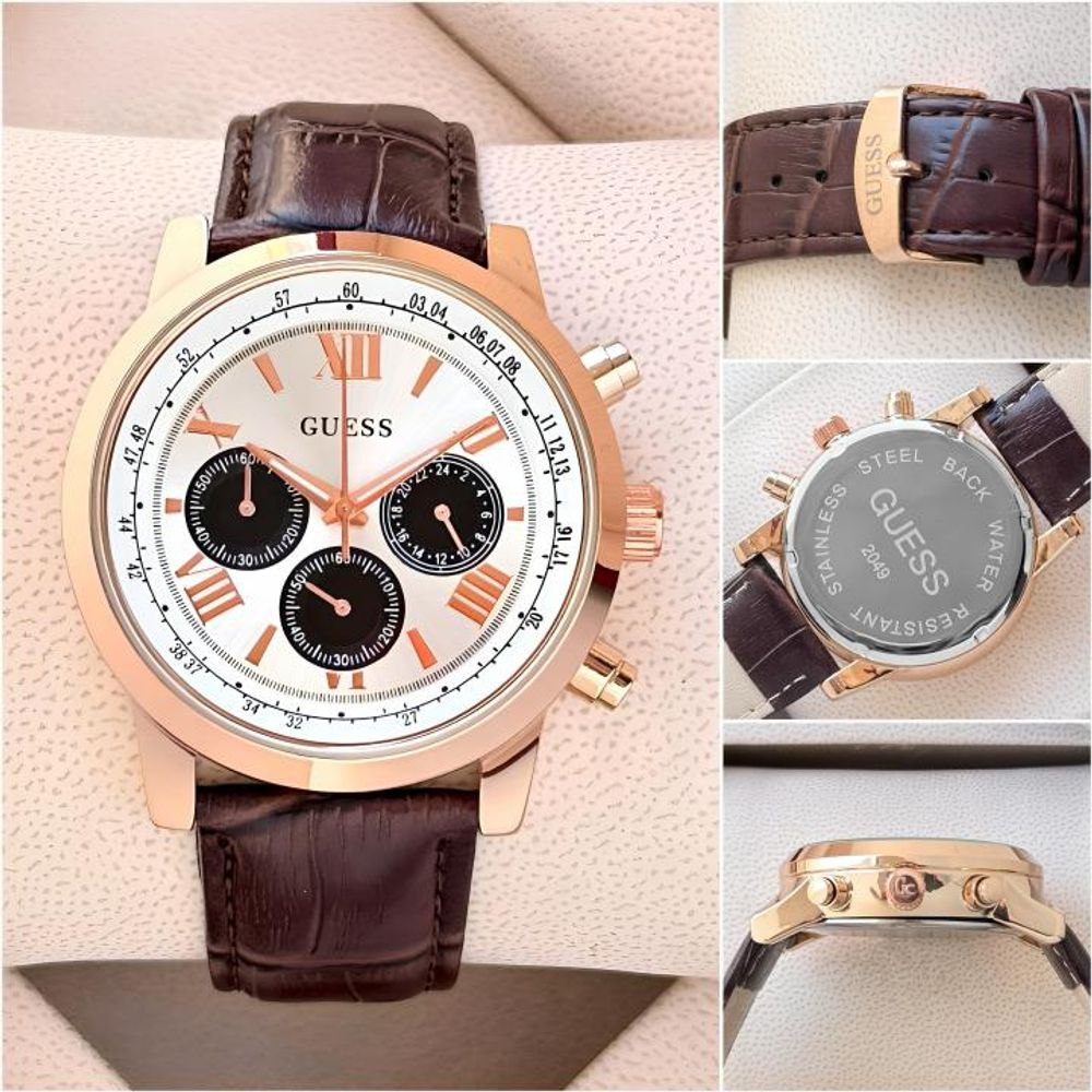 Guess Hendrix Brown Leather