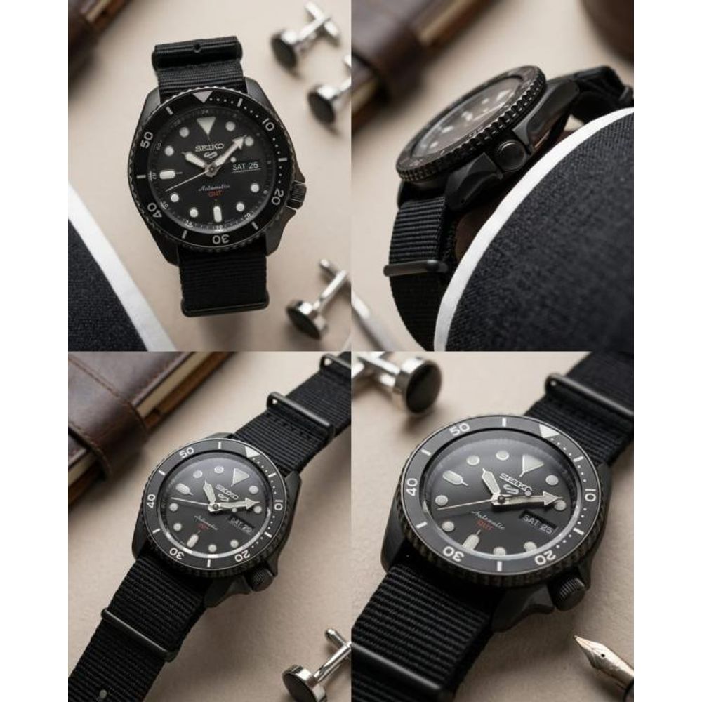 Seikk_o 5 Sports SRPD79K1 Black