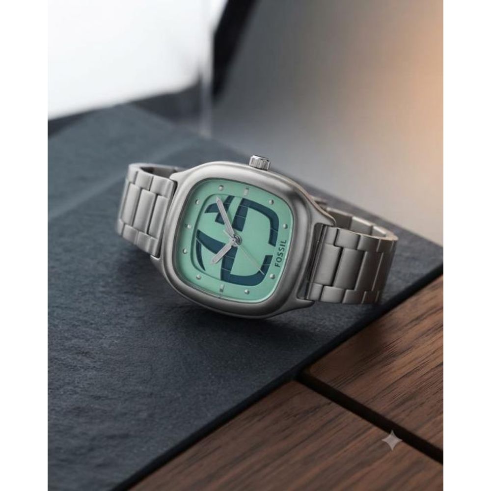 Fossi_il Digital square Blue Dial