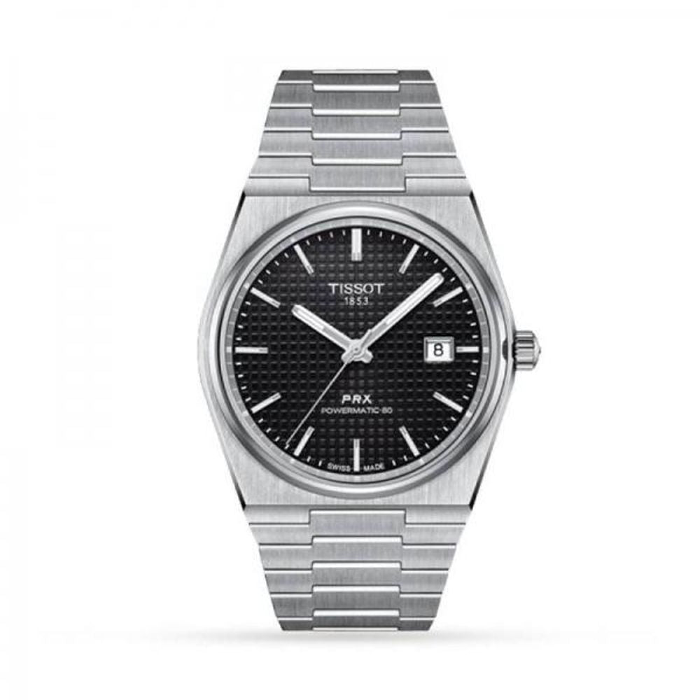 Tissoo_t 1853 Prx Automatic Top Quality Silver-Black