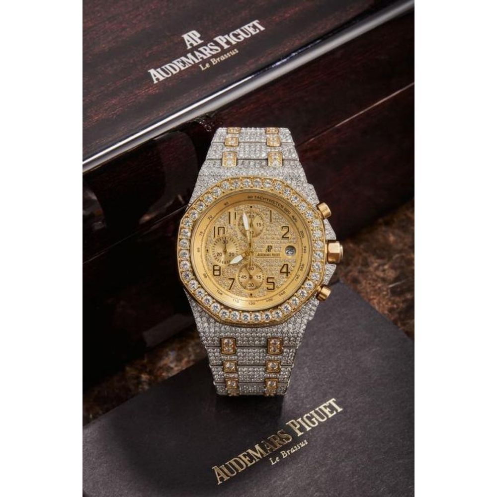 Audemars Piguee_t Royal Oak TachyMeter Iced Out