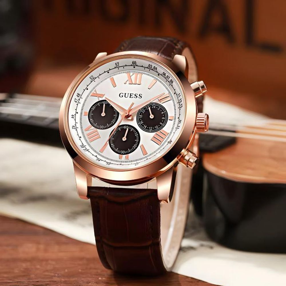 Guess Hendrix Brown Leather
