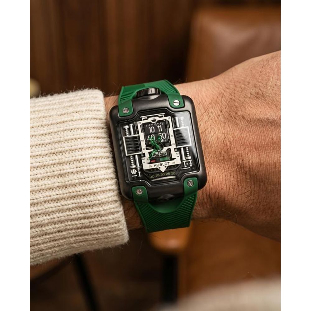 Hublot MP-10 Tourbillon Green Black Dial