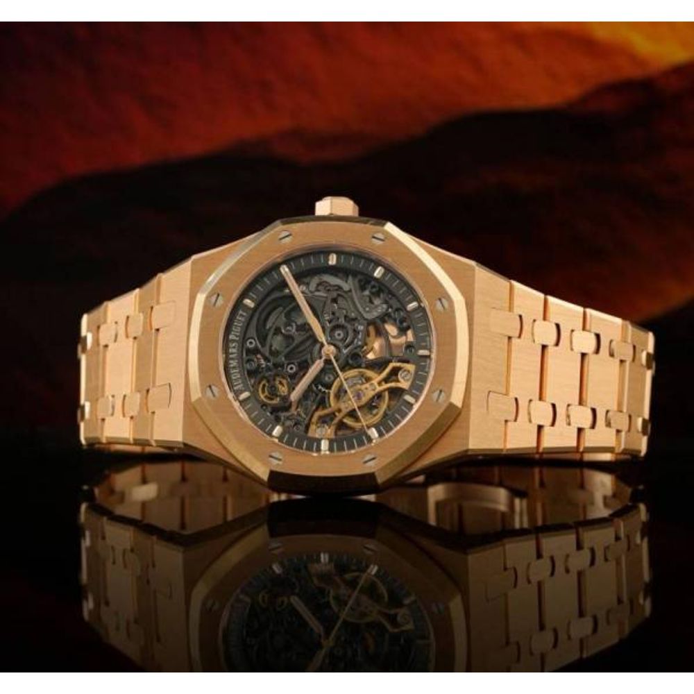 Audemaars piguee_t Royal Oak Skeleton Automatic Copper Black