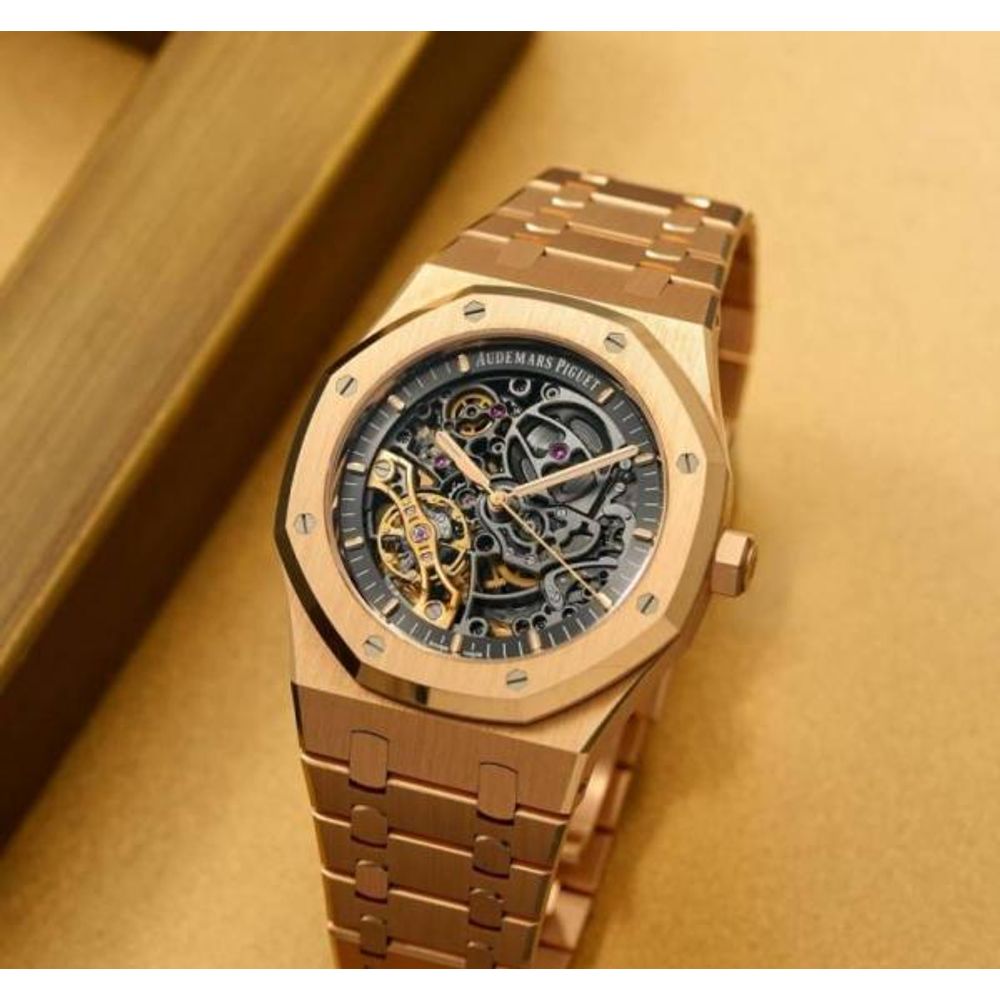 Audemaars piguee_t Royal Oak Skeleton Automatic Copper Black