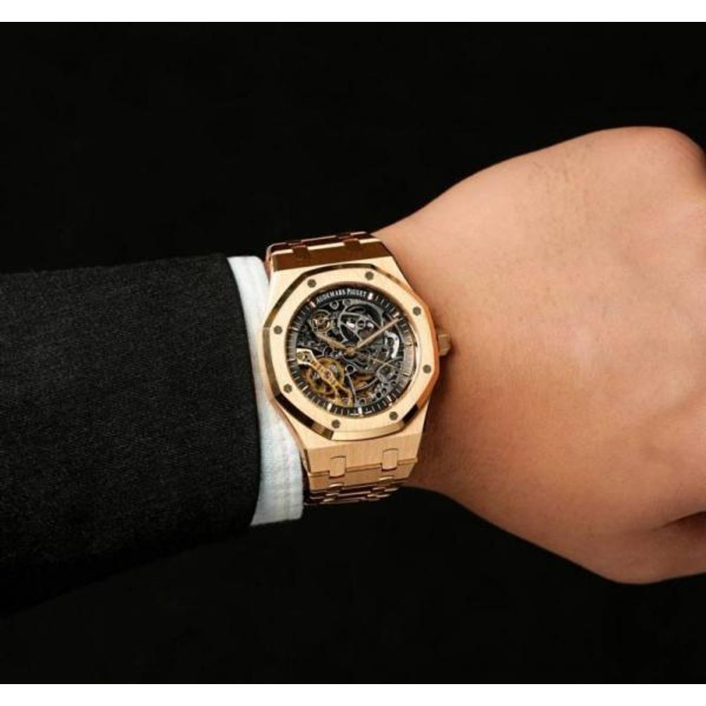 Audemaars piguee_t Royal Oak Skeleton Automatic Copper Black