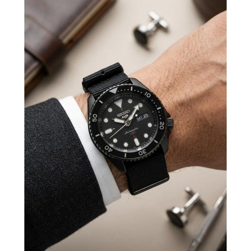 Seikk_o 5 Sports SRPD79K1 Black