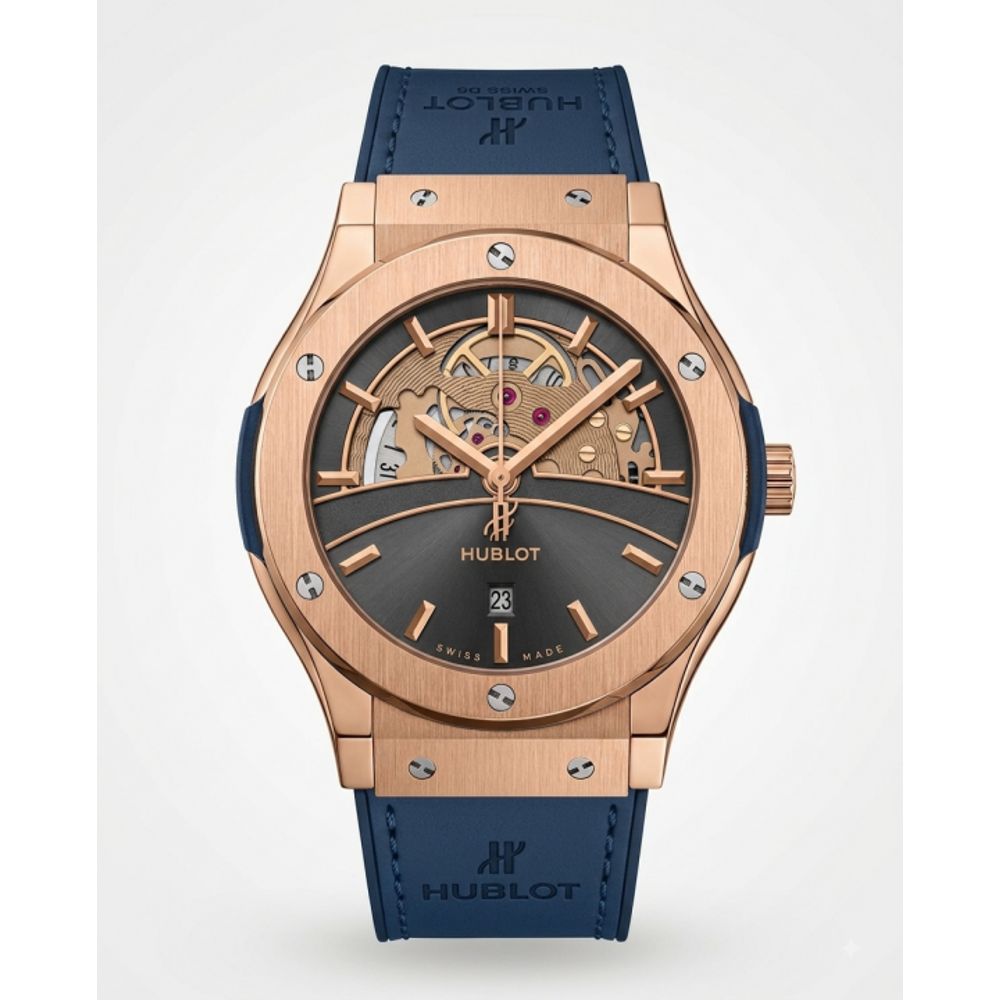 Hublot Big Bang Tourbillon Blue Leather