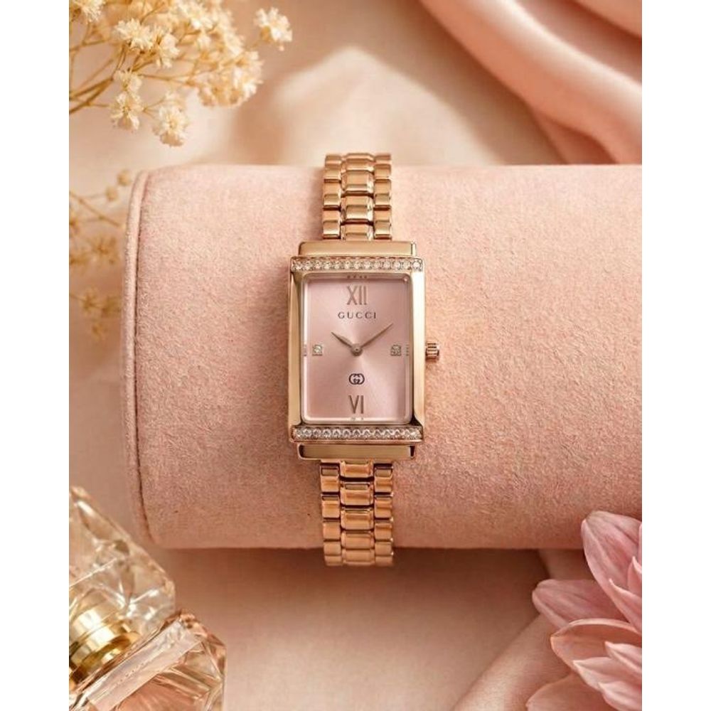 Guccc_i Frame Rectangular copper Pink