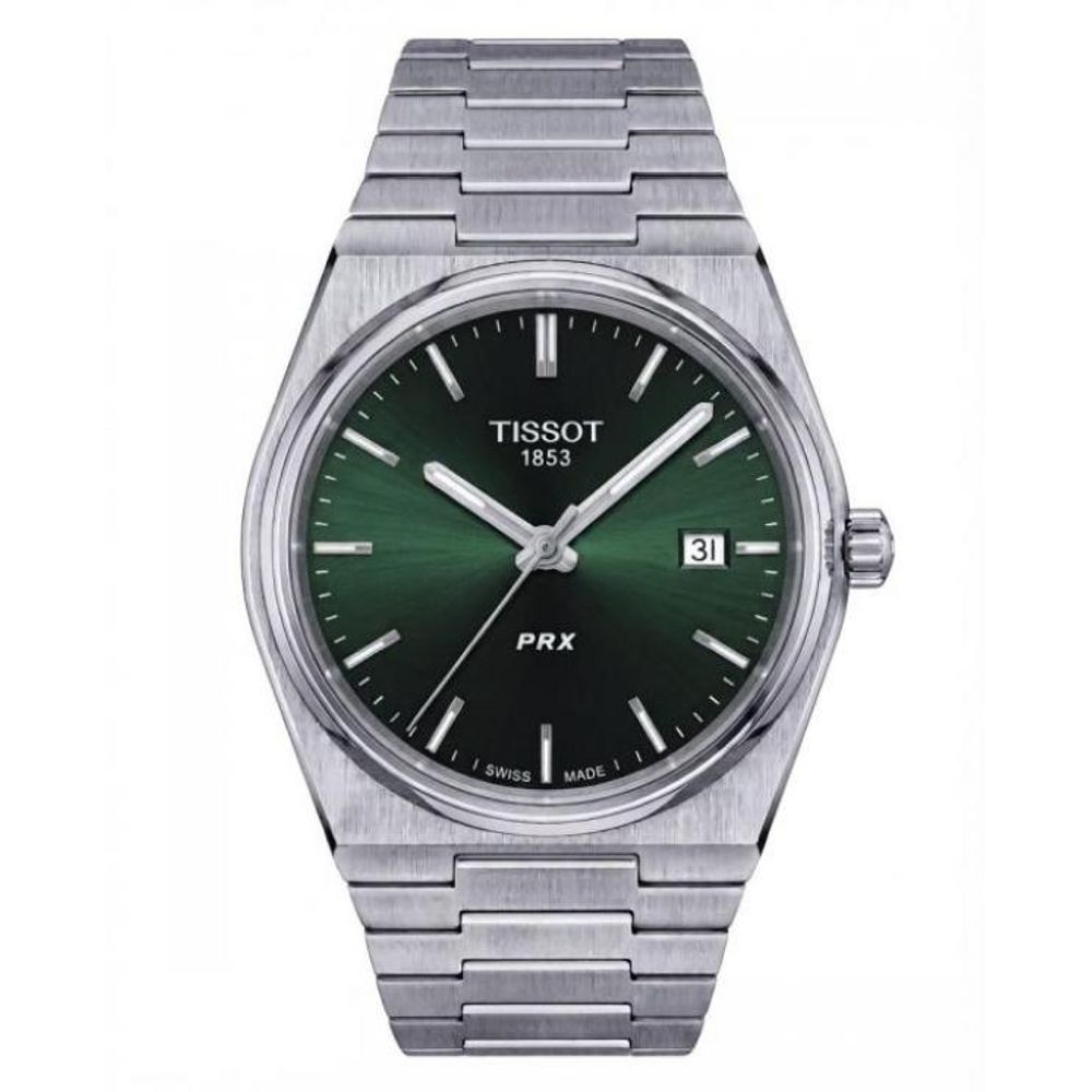 Tissoo_t 1853 PRX Silver Green Dial