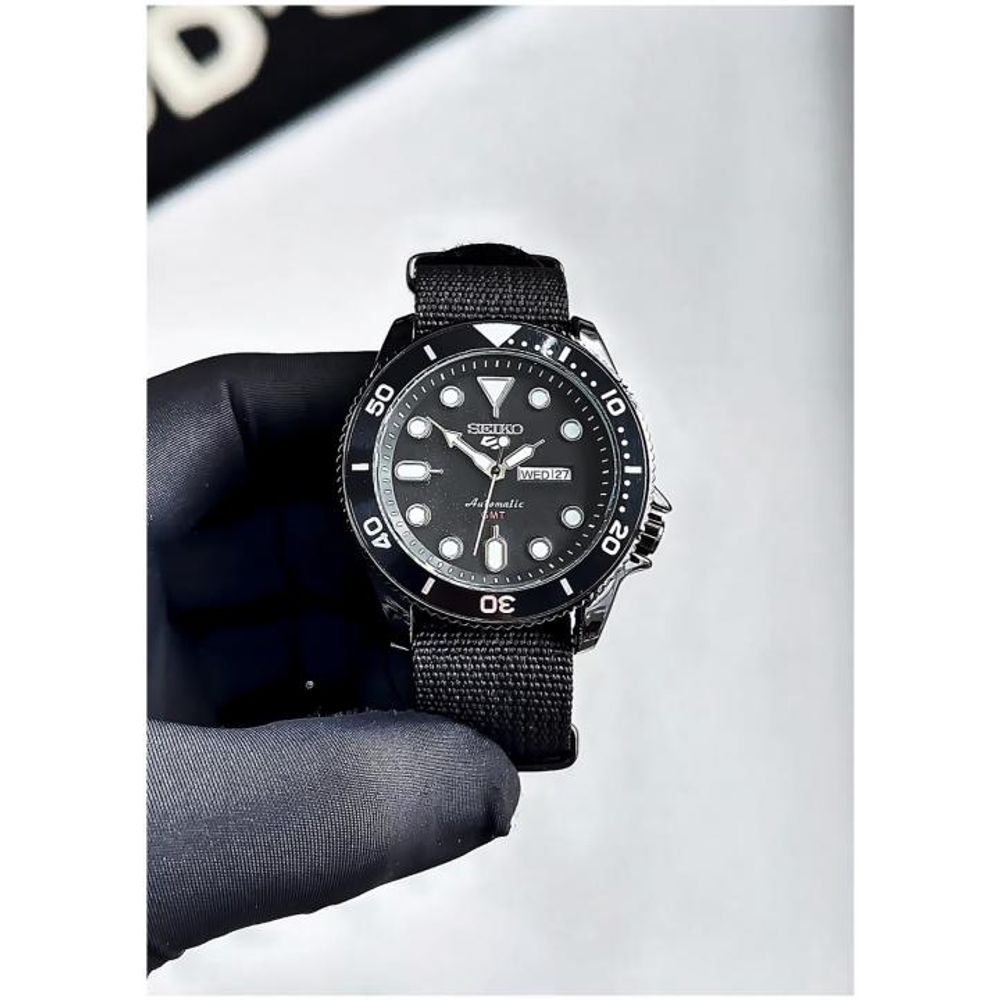 Seikk_o 5 Sports SRPD79K1 Black