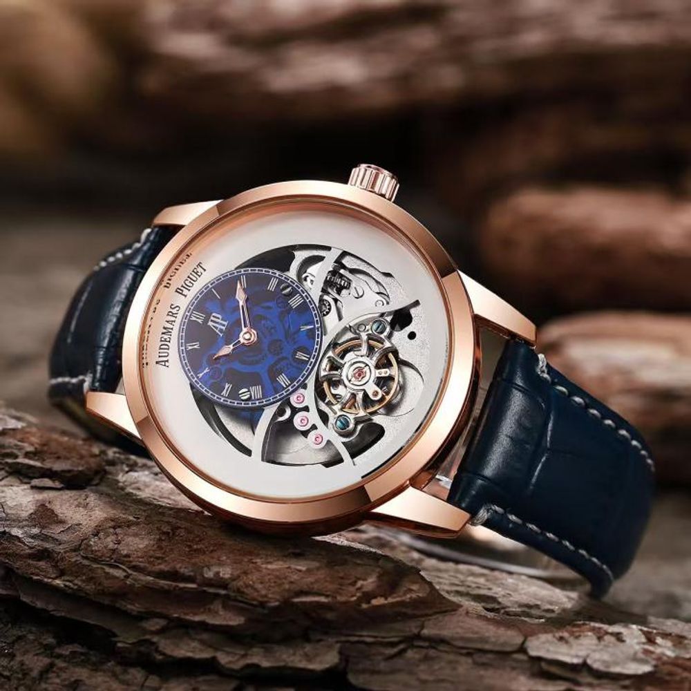 Audemar piguet skeleton Automatic blue copper blue