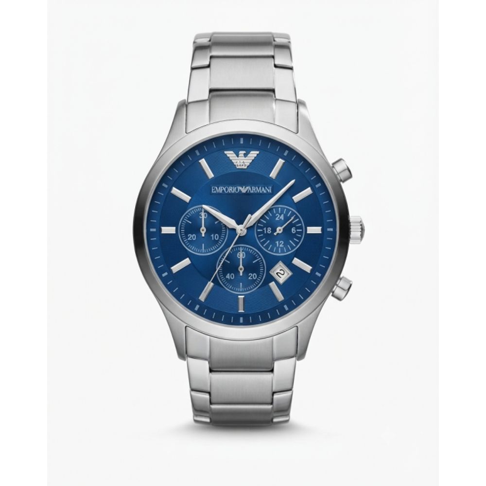 Emporio Arrwa%! Classic Silver Blue Dial