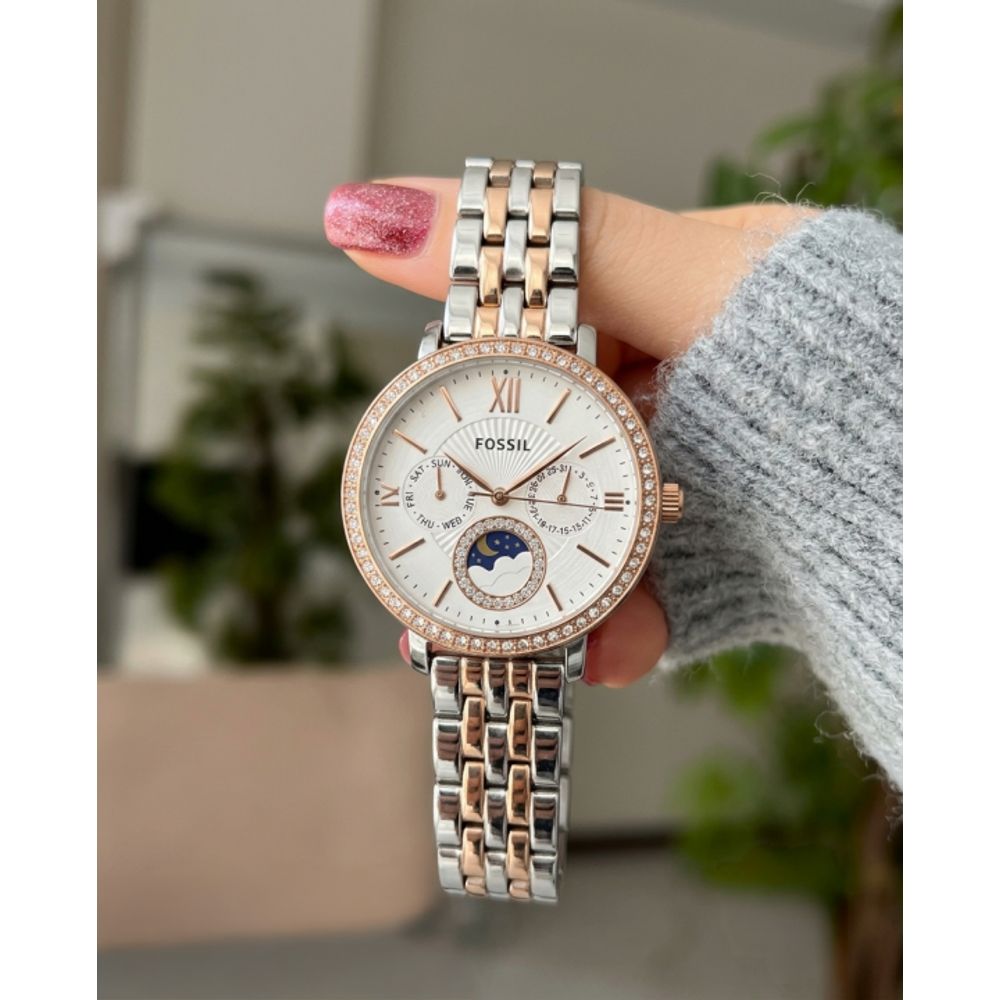 Fossii_l Es3121 Jacqueline Sun Moon Two-Tone-White