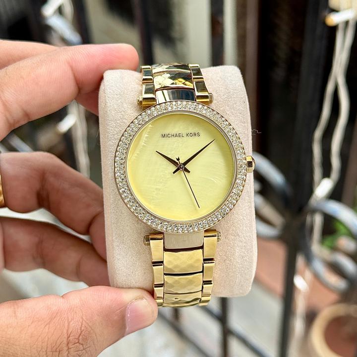 Michael_kors Parker Pave Gold