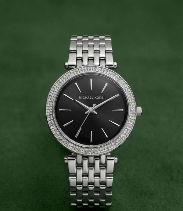 Michael_l Kors Darci Silver Black