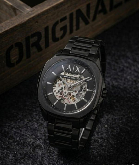 Armaann_i Exchange Ax2418 Hampton Automatic Black