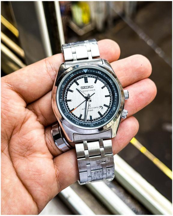 Seiko Prospex Speedtimer Con Temporizador  Silver-Grey