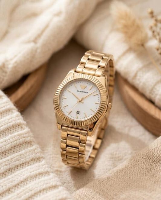 Emporio Armaan_i Federica Gold-White