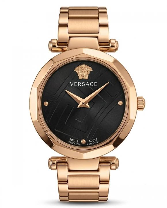 Versace_e heritage rose gold black dail