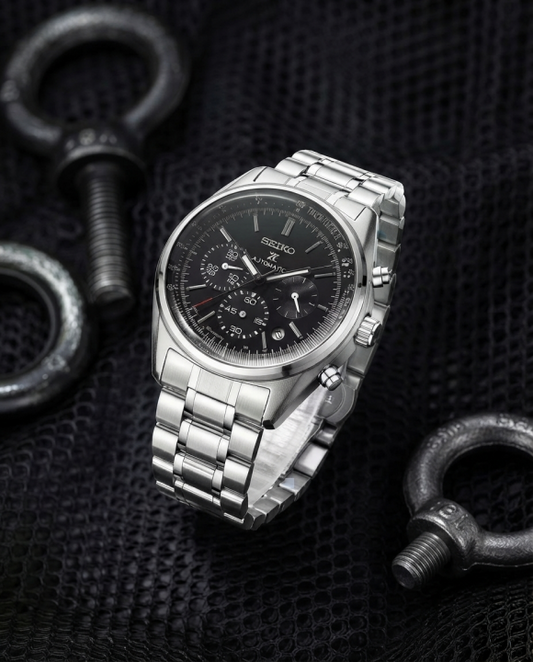 Seiko Prospex Chronograph Silver-Black