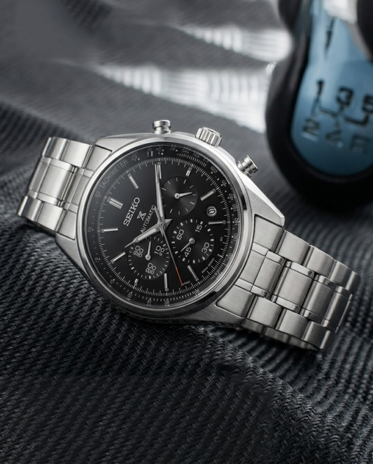 Seiko Prospex Chronograph Silver-Black