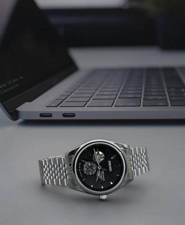 Seiko presage SPB471 Automatic silver Black