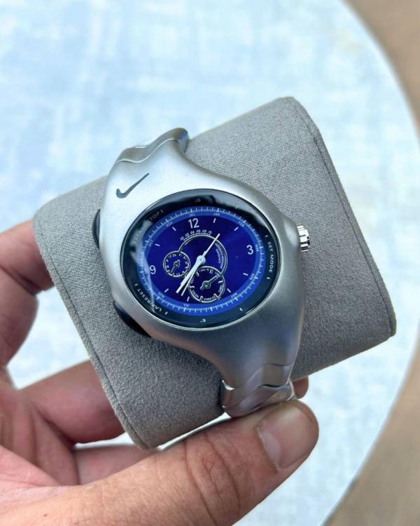Nikk_e Triax Armored Chronograph Silver Blue