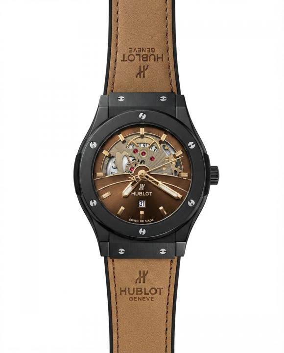 Hublot Big Bang Tourbillon Dark Brown Leather