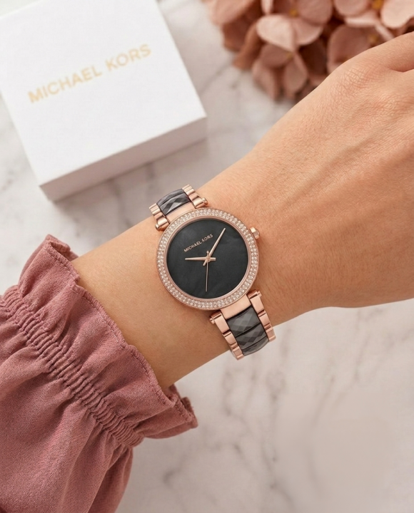 Michael_l Kors  Parker Pave Black