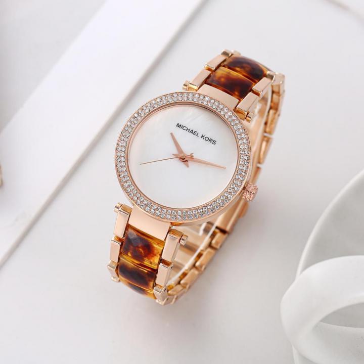 Michael_l Kors  Parker Pave White Dial