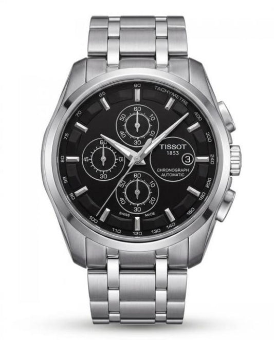 Tissoo_t 1853 Couturier Silver Black dial