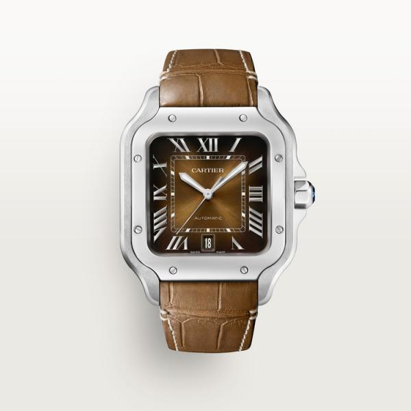 Cartiie_r Santos Automatic brown Roman ank