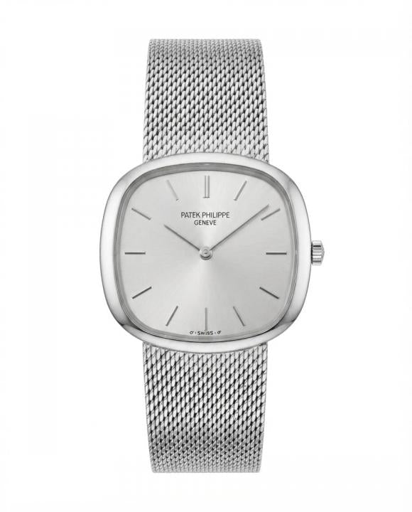 Patek philipe Ellipse Timepiece Silver White  Dial