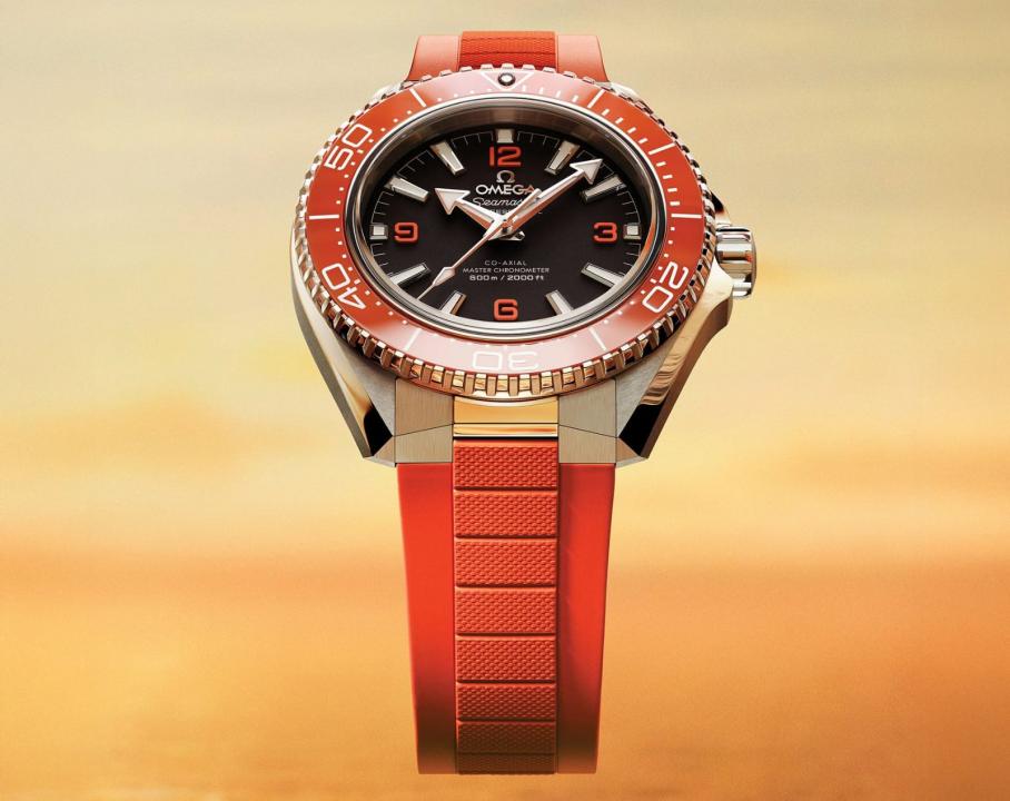 Omegg_a Seamaster Planet Ocean 600M Co-Axial Master Chronometer full Orange