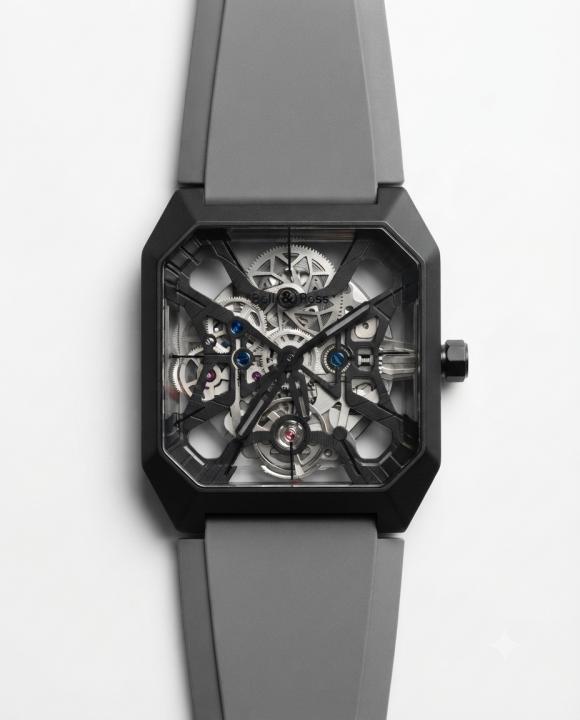 Bell&Rose BR03 Cyber automatic Grey Black Dial