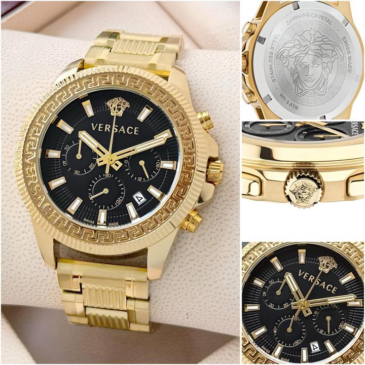 Versace Greca Action Chronograph gold black