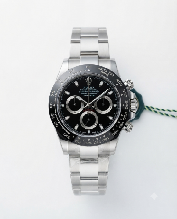 Rolee_x Daytona chronograph Silver Full Dial