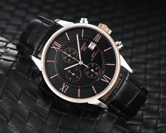 Tissoo_t 1853 Chemin Black-Copper-Black