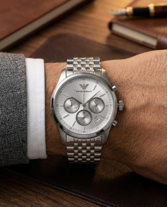 Emporio Armaan_i AR11581 Chronograph Silver-White
