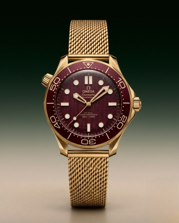 Omegha seamaster diver 300M automatic gold